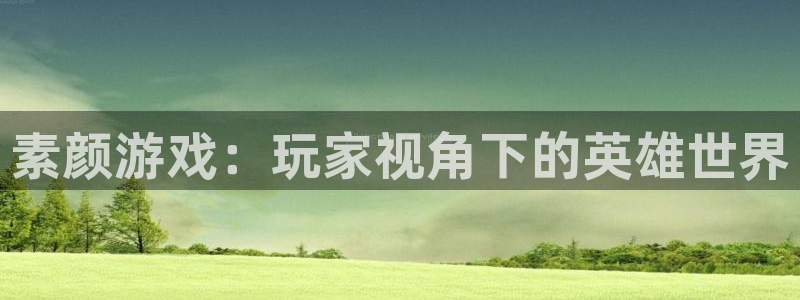 高德娱乐什么意思：素颜游戏：玩家视角下的英雄世界