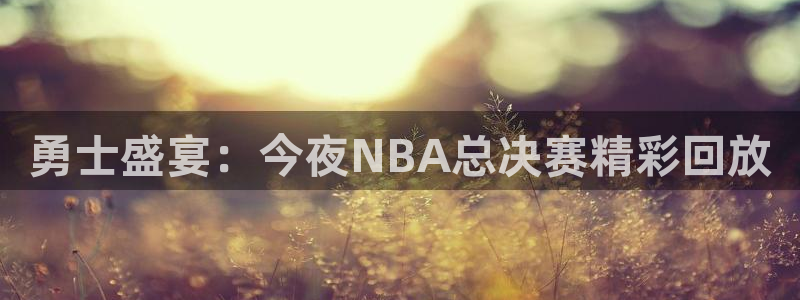 松鼠直播nba：勇士盛宴：今夜NBA总决赛精彩回放